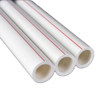 Plastic Pipe White Wholesale Pp-r S3.2 Pn2.0 Mpa 20x2.8/ 32x4.4 Cold And Hot Water Pipe Pp-r Domestic Water Pipe